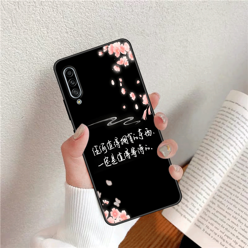 Hülle Samsung Galaxy A50s Retro Wind Persönlichkeit, Case Samsung Galaxy A50s Kreativ Nubuck Chinesische Art