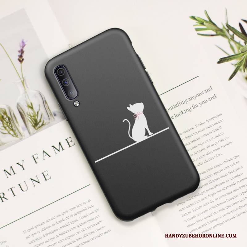 Hülle Samsung Galaxy A50s Schutz Anti-sturz Weiß, Case Samsung Galaxy A50s Silikon Frisch Katzen