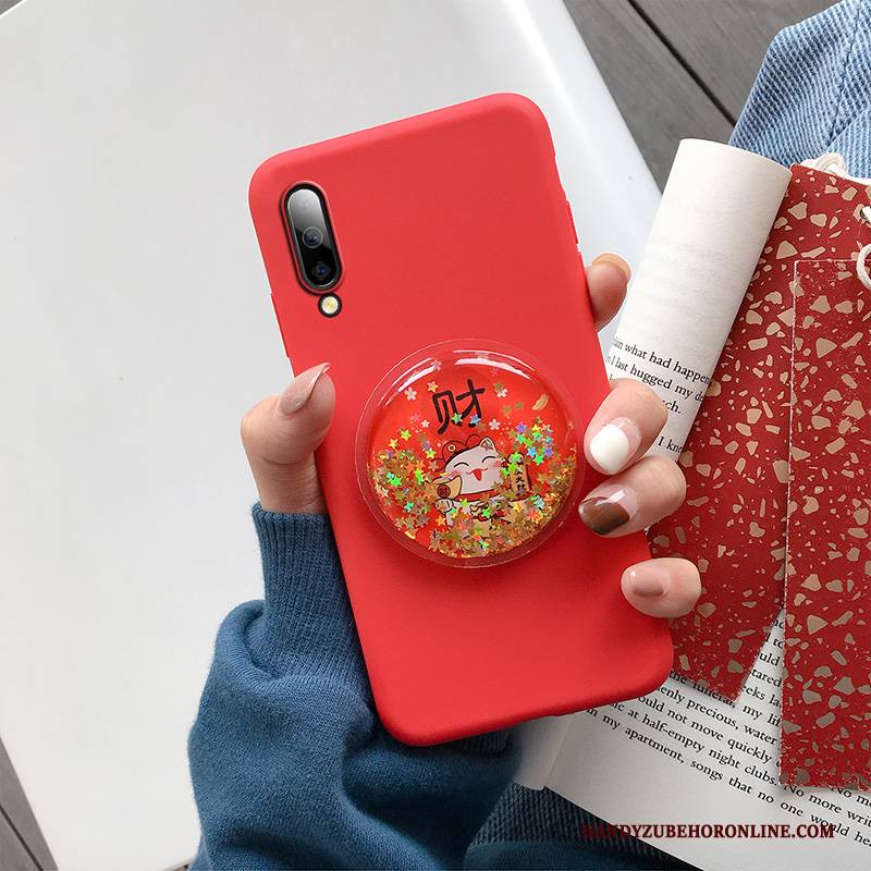 Hülle Samsung Galaxy A50s Taschen Ratte Rot, Case Samsung Galaxy A50s Schutz Handyhüllen Anti-sturz