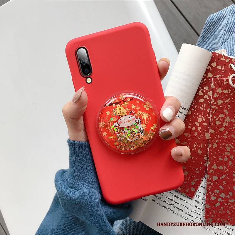 Hülle Samsung Galaxy A50s Taschen Ratte Rot, Case Samsung Galaxy A50s Schutz Handyhüllen Anti-sturz