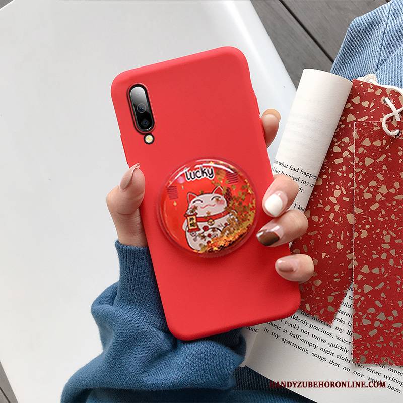 Hülle Samsung Galaxy A50s Taschen Ratte Rot, Case Samsung Galaxy A50s Schutz Handyhüllen Anti-sturz