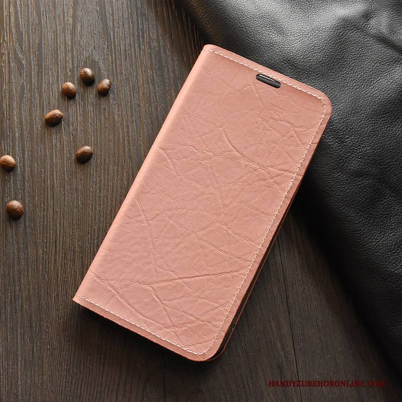 Hülle Samsung Galaxy A51 Folio Handyhüllen Dünne, Case Samsung Galaxy A51 Leder Rosa Jeden Tag