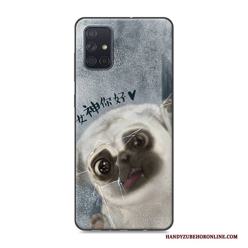 Hülle Samsung Galaxy A51 Karikatur Handyhüllen Rosa, Case Samsung Galaxy A51 Kreativ Trend