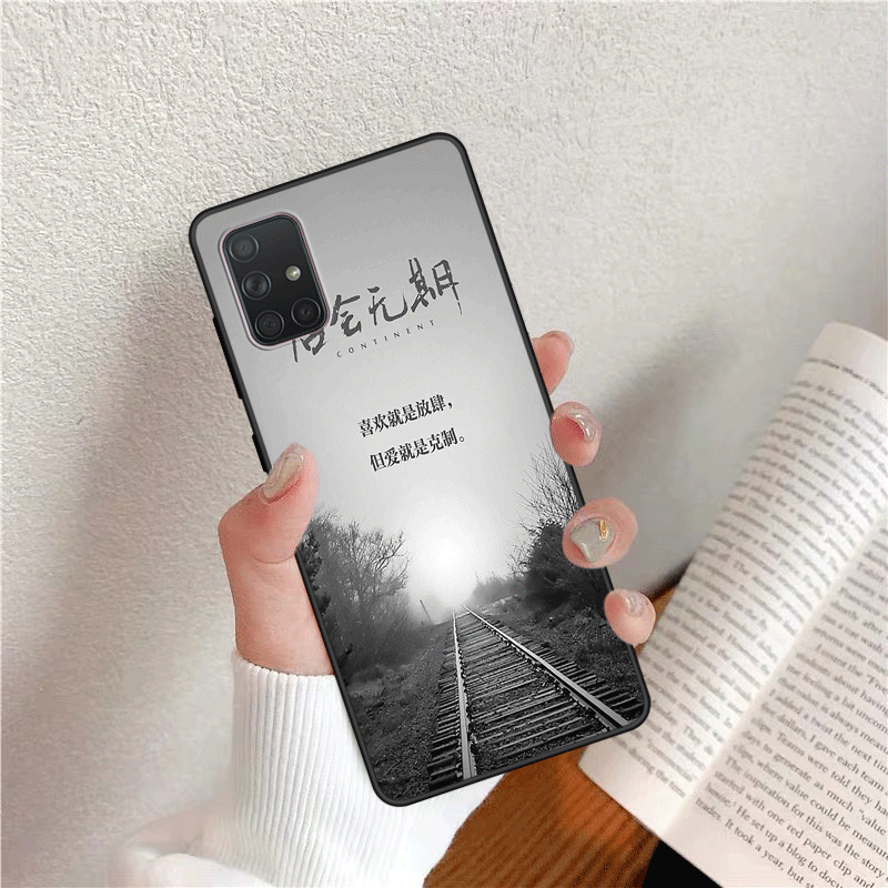 Hülle Samsung Galaxy A51 Karikatur Persönlichkeit Chinesische Art, Case Samsung Galaxy A51 Silikon Frisch Angepasst