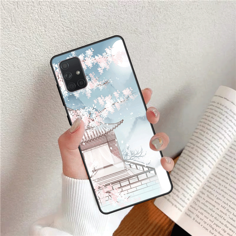 Hülle Samsung Galaxy A51 Karikatur Persönlichkeit Chinesische Art, Case Samsung Galaxy A51 Silikon Frisch Angepasst