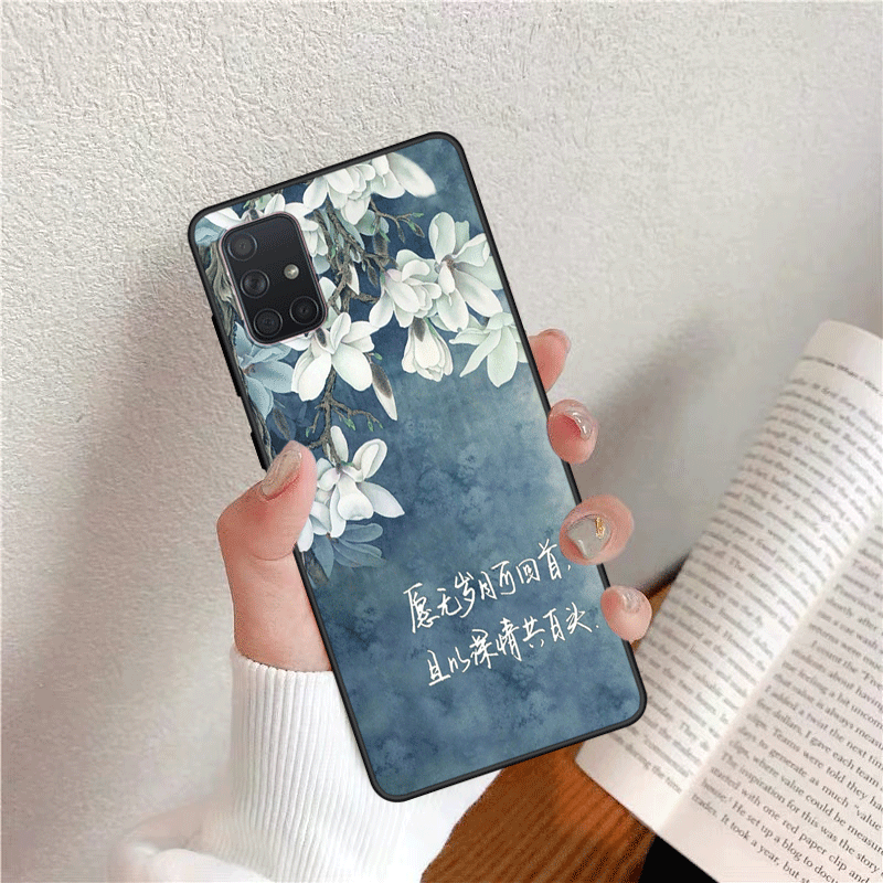 Hülle Samsung Galaxy A51 Karikatur Persönlichkeit Chinesische Art, Case Samsung Galaxy A51 Silikon Frisch Angepasst