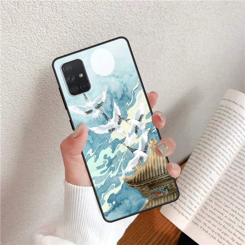 Hülle Samsung Galaxy A51 Karikatur Persönlichkeit Chinesische Art, Case Samsung Galaxy A51 Silikon Frisch Angepasst