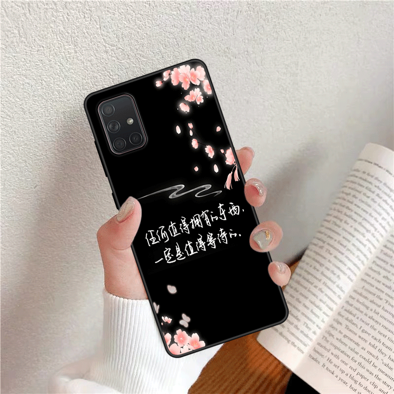 Hülle Samsung Galaxy A51 Karikatur Persönlichkeit Chinesische Art, Case Samsung Galaxy A51 Silikon Frisch Angepasst