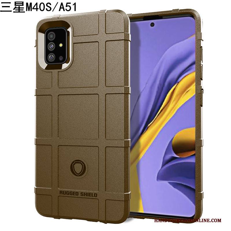 Hülle Samsung Galaxy A51 Schutz Blau An Bord, Case Samsung Galaxy A51 Weiche Anti-sturz Handyhüllen