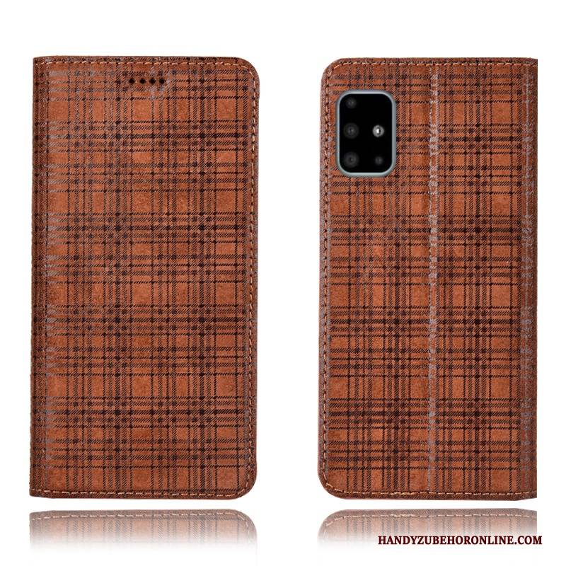 Hülle Samsung Galaxy A51 Schutz Muster Handyhüllen, Case Samsung Galaxy A51 Taschen Rot Anti-sturz