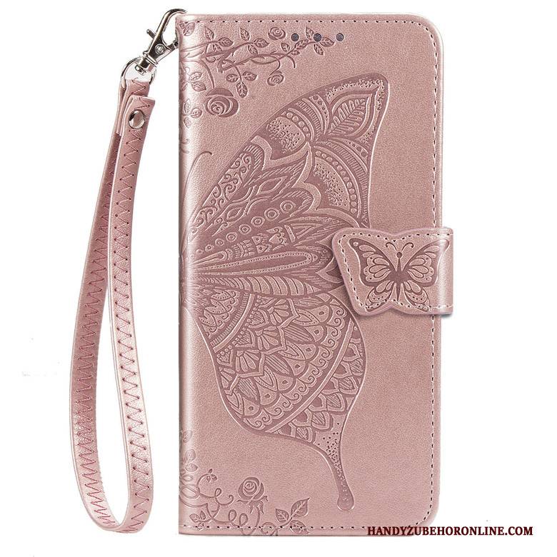 Hülle Samsung Galaxy A51 Silikon Rosa Blumen, Case Samsung Galaxy A51 Lederhülle Handyhüllen