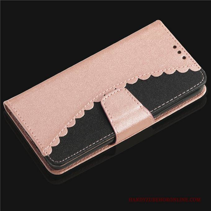 Hülle Samsung Galaxy A6+ Silikon Rosa Handyhüllen, Case Samsung Galaxy A6+ Folio Anti-sturz Mini