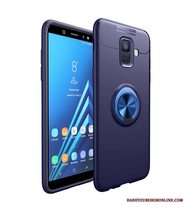 Hülle Samsung Galaxy A6 Weiche Einfach Handyhüllen, Case Samsung Galaxy A6 Blau