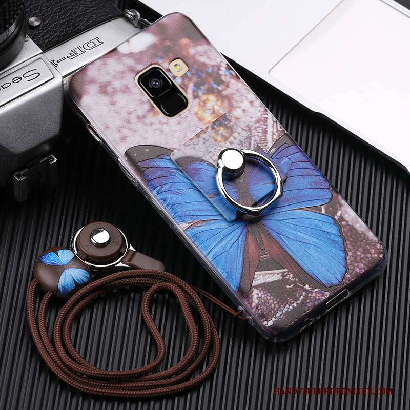 Hülle Samsung Galaxy A6 Weiche Handyhüllen Anti-sturz, Case Samsung Galaxy A6 Schutz Grün