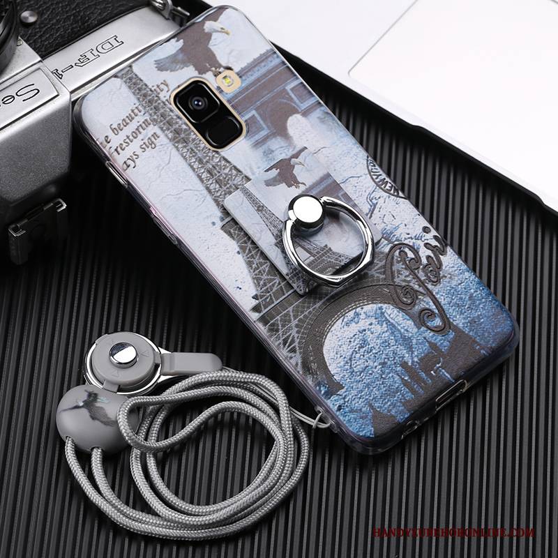 Hülle Samsung Galaxy A6 Weiche Handyhüllen Anti-sturz, Case Samsung Galaxy A6 Schutz Grün