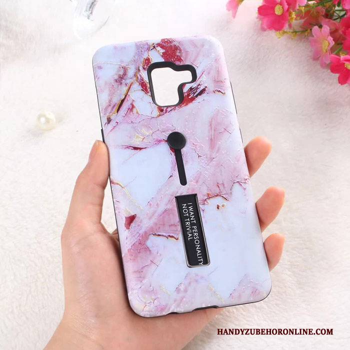 Hülle Samsung Galaxy A6 Weiche Ring Schwer, Case Samsung Galaxy A6 Schutz Groß Rosa