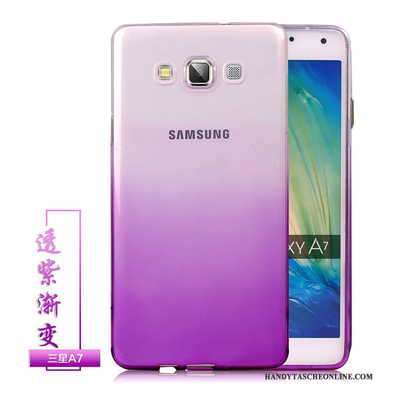 Hülle Samsung Galaxy A7 2015 Farbe Anti-sturz Kühl, Case Samsung Galaxy A7 2015 Weiche Handyhüllen Farbverlauf