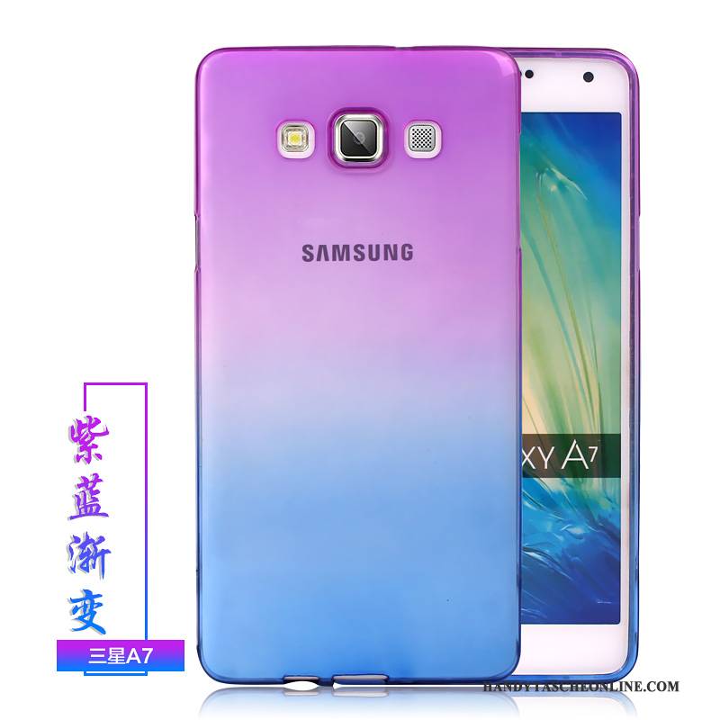 Hülle Samsung Galaxy A7 2015 Farbe Anti-sturz Kühl, Case Samsung Galaxy A7 2015 Weiche Handyhüllen Farbverlauf