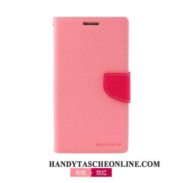 Hülle Samsung Galaxy A7 2015 Lederhülle Handyhüllen Lila, Case Samsung Galaxy A7 2015 Schutz