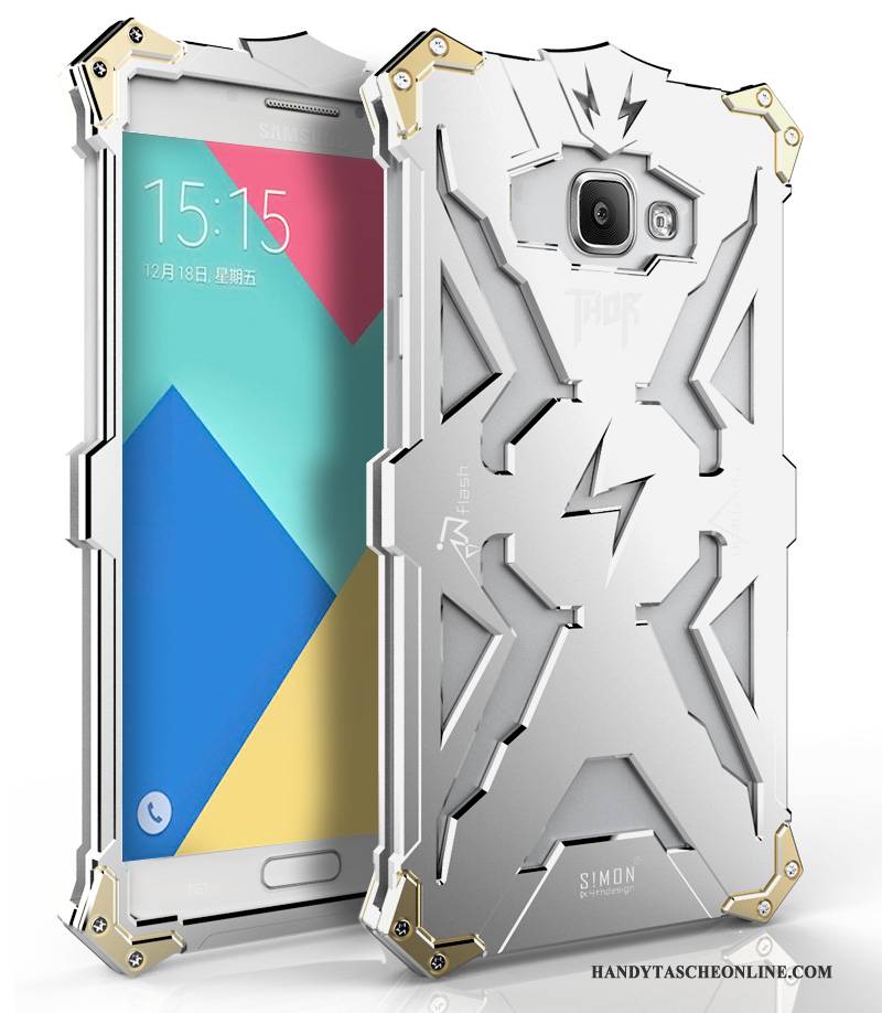 Hülle Samsung Galaxy A7 2015 Metall Anti-sturz Drei Verteidigungen, Case Samsung Galaxy A7 2015 Schutz Handyhüllen Grenze