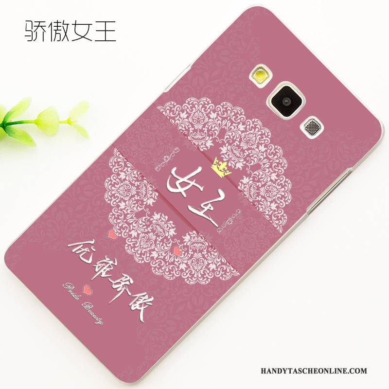 Hülle Samsung Galaxy A7 2015 Prägung Grün Anti-sturz, Case Samsung Galaxy A7 2015 Karikatur