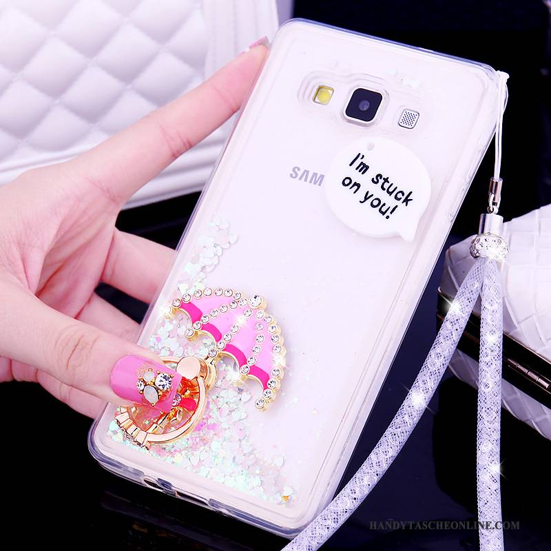 Hülle Samsung Galaxy A7 2015 Silikon Trend Treibsand, Case Samsung Galaxy A7 2015 Schutz Rosa Handyhüllen