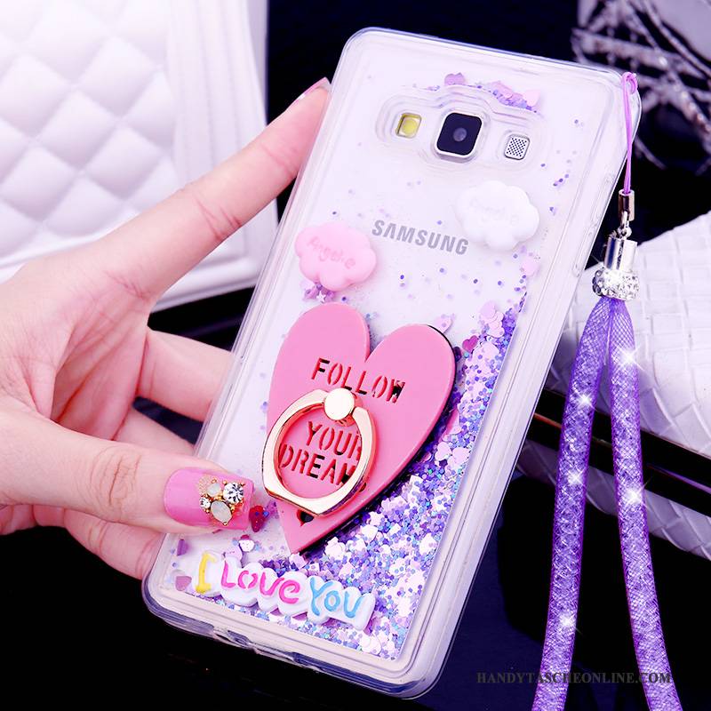 Hülle Samsung Galaxy A7 2015 Silikon Trend Treibsand, Case Samsung Galaxy A7 2015 Schutz Rosa Handyhüllen