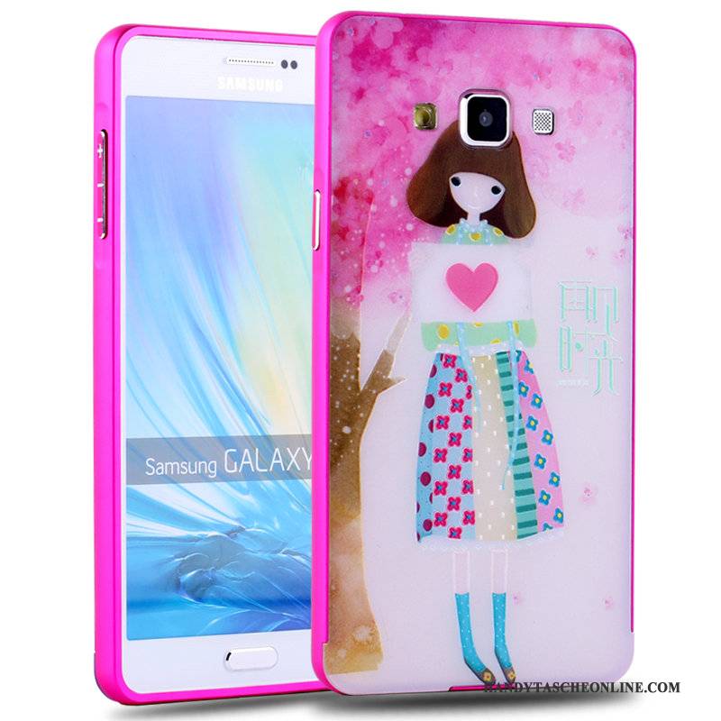 Hülle Samsung Galaxy A7 2015 Taschen Trend Nette, Case Samsung Galaxy A7 2015 Karikatur Schwer Handyhüllen