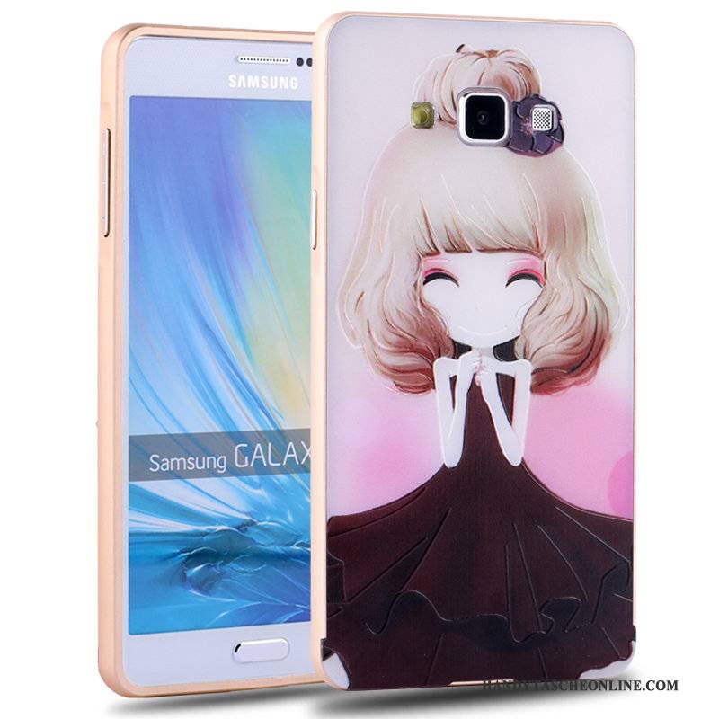 Hülle Samsung Galaxy A7 2015 Taschen Trend Nette, Case Samsung Galaxy A7 2015 Karikatur Schwer Handyhüllen