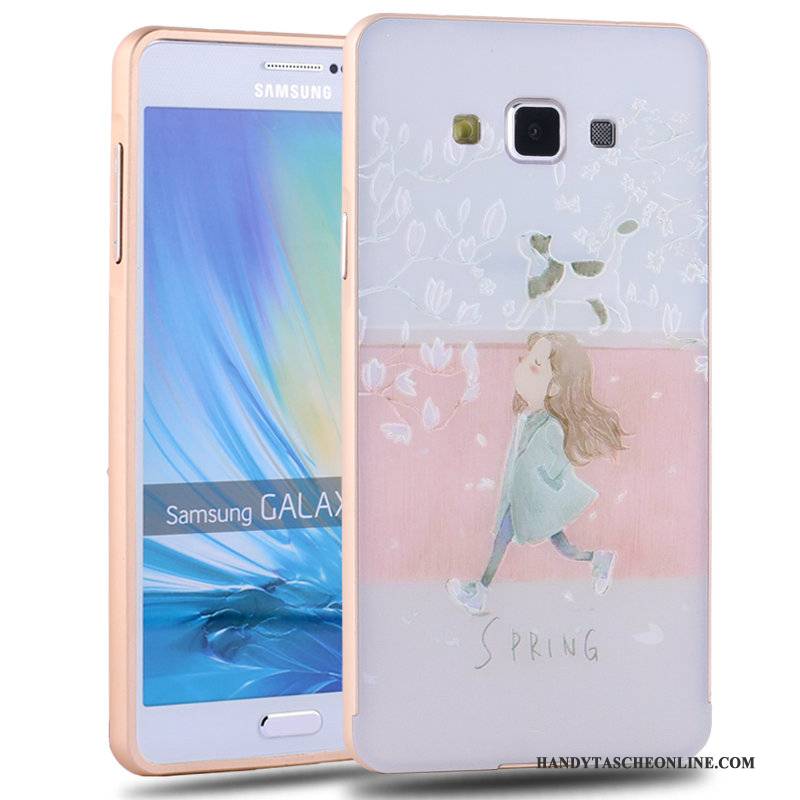 Hülle Samsung Galaxy A7 2015 Taschen Trend Nette, Case Samsung Galaxy A7 2015 Karikatur Schwer Handyhüllen