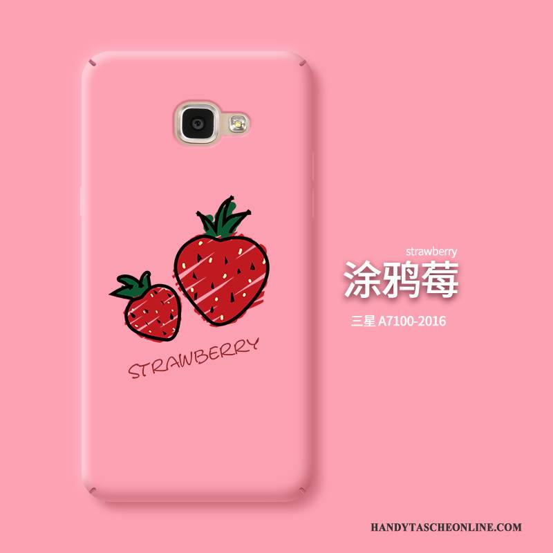 Hülle Samsung Galaxy A7 2016 Farbe Persönlichkeit Schwer, Case Samsung Galaxy A7 2016 Karikatur Handyhüllen Nette