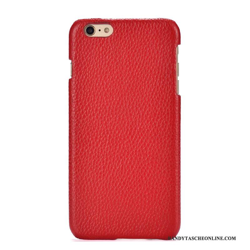 Hülle Samsung Galaxy A7 2016 Lederhülle Einfach Hintere Abdeckung, Case Samsung Galaxy A7 2016 Leder Rot Anti-sturz