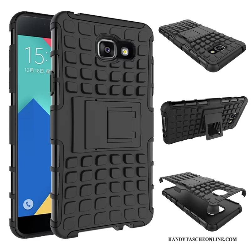 Hülle Samsung Galaxy A7 2016 Schutz Lila Anti-sturz, Case Samsung Galaxy A7 2016 Karikatur Handyhüllen Trend