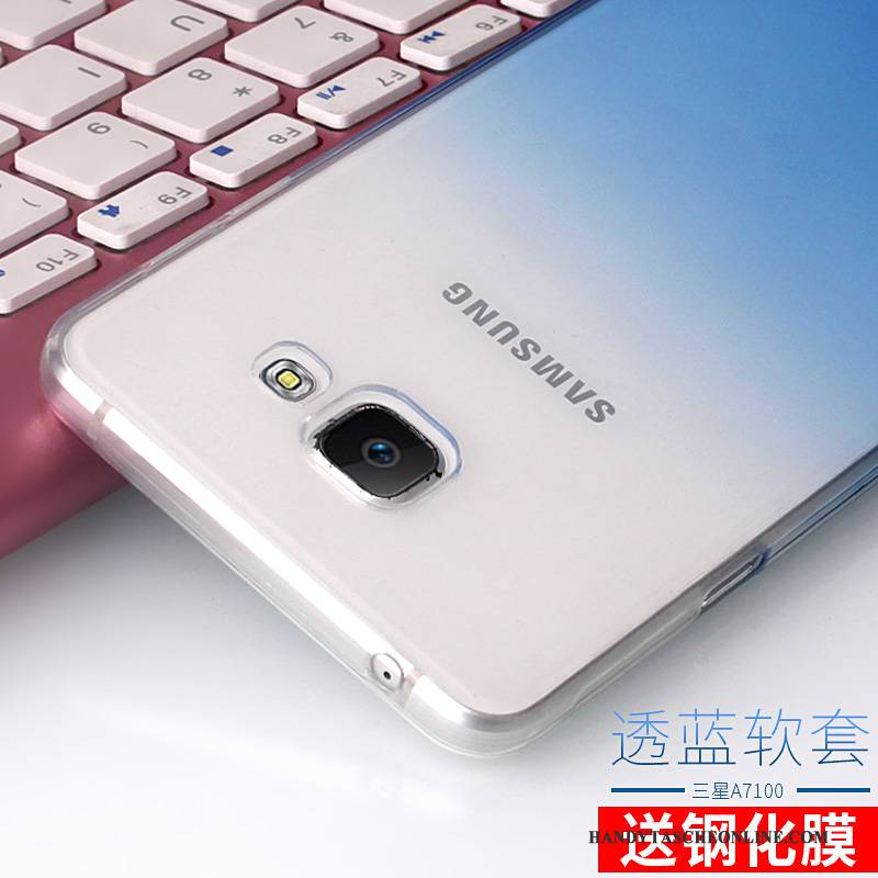 Hülle Samsung Galaxy A7 2016 Silikon Neu Kühl, Case Samsung Galaxy A7 2016 Schlank Transparent