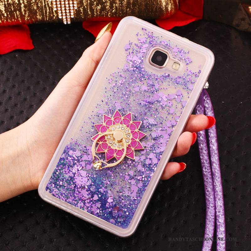 Hülle Samsung Galaxy A7 2016 Silikon Schnalle Handyhüllen, Case Samsung Galaxy A7 2016 Schutz Treibsand Ring