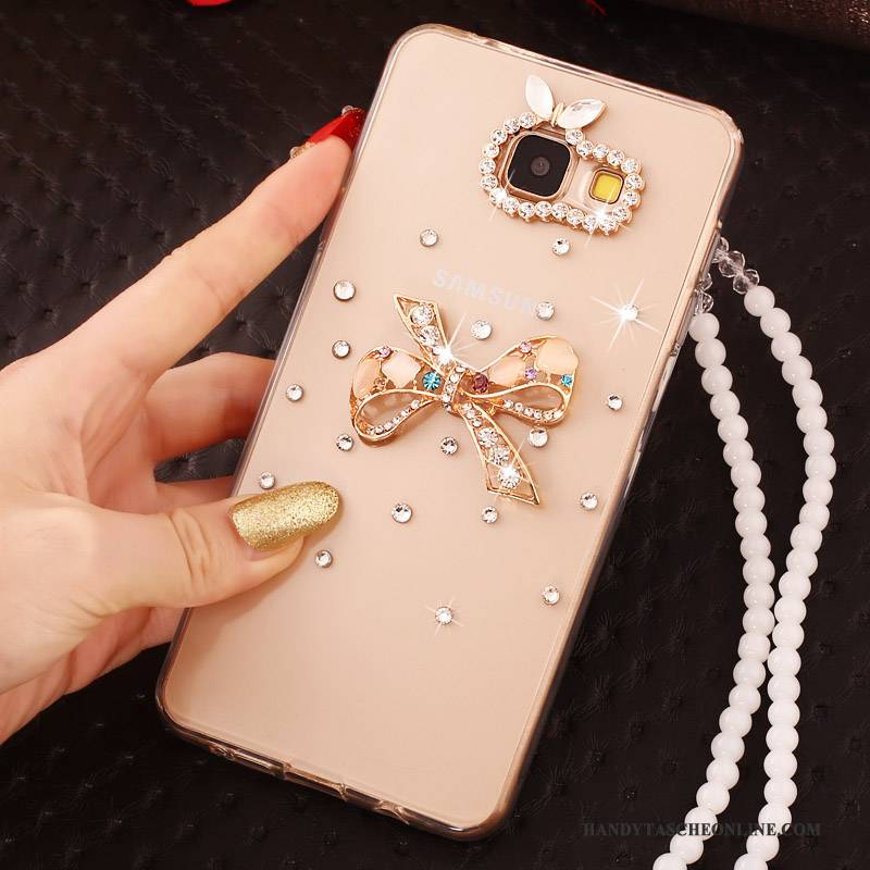 Hülle Samsung Galaxy A7 2016 Strass Perlen Handyhüllen, Case Samsung Galaxy A7 2016 Farbe