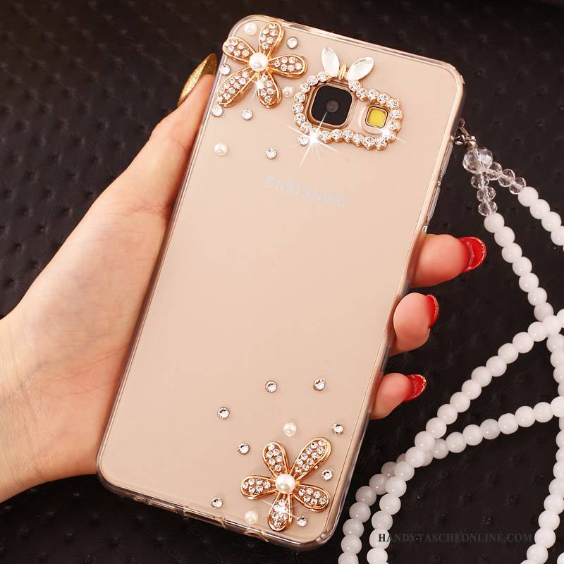 Hülle Samsung Galaxy A7 2016 Strass Perlen Handyhüllen, Case Samsung Galaxy A7 2016 Farbe