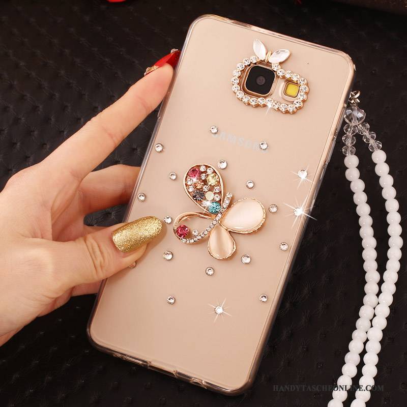 Hülle Samsung Galaxy A7 2016 Strass Perlen Handyhüllen, Case Samsung Galaxy A7 2016 Farbe