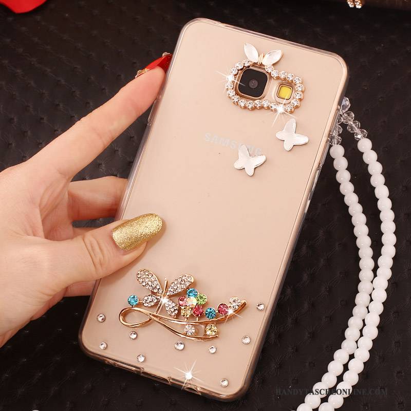 Hülle Samsung Galaxy A7 2016 Strass Perlen Handyhüllen, Case Samsung Galaxy A7 2016 Farbe