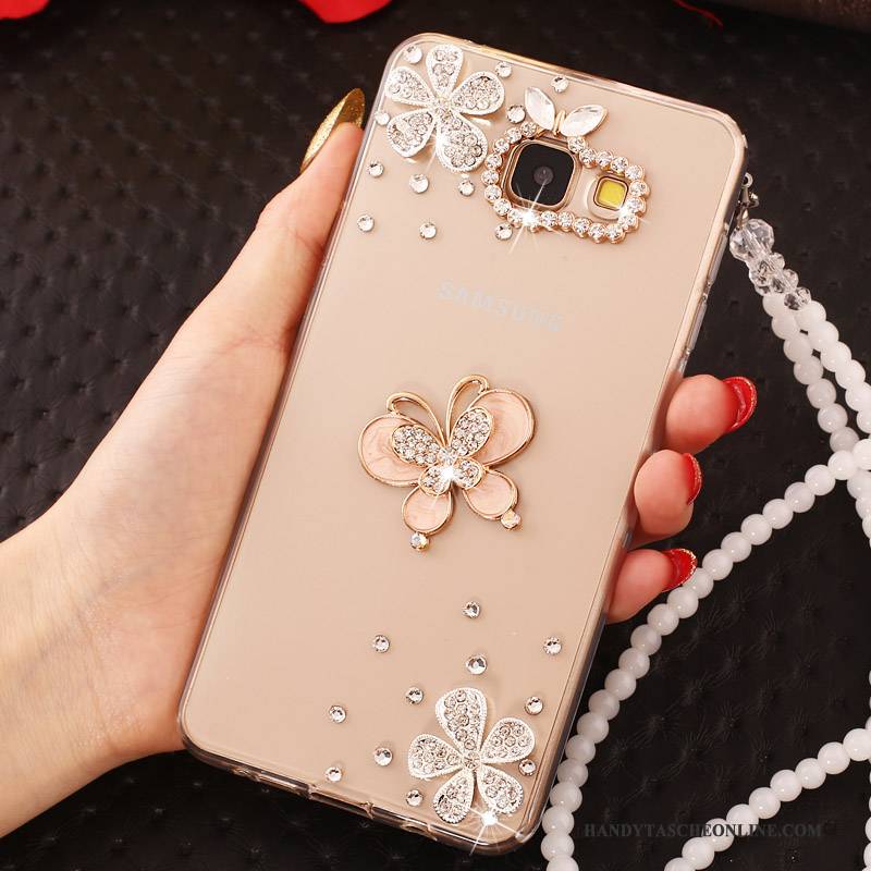 Hülle Samsung Galaxy A7 2016 Strass Perlen Handyhüllen, Case Samsung Galaxy A7 2016 Farbe