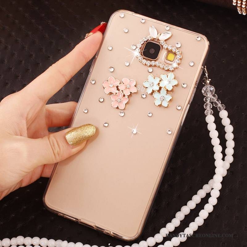 Hülle Samsung Galaxy A7 2016 Strass Perlen Handyhüllen, Case Samsung Galaxy A7 2016 Farbe