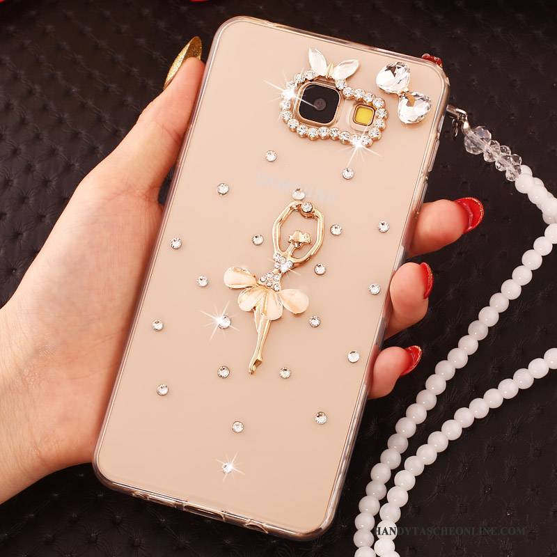 Hülle Samsung Galaxy A7 2016 Strass Perlen Handyhüllen, Case Samsung Galaxy A7 2016 Farbe