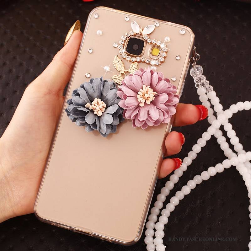 Hülle Samsung Galaxy A7 2016 Strass Perlen Handyhüllen, Case Samsung Galaxy A7 2016 Farbe