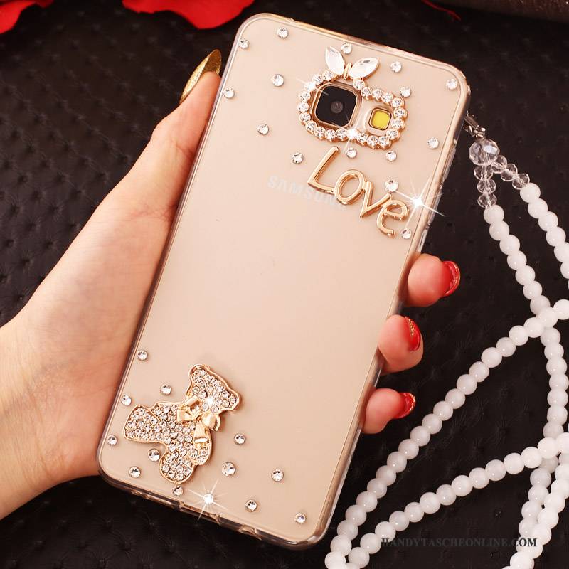 Hülle Samsung Galaxy A7 2016 Strass Perlen Handyhüllen, Case Samsung Galaxy A7 2016 Farbe