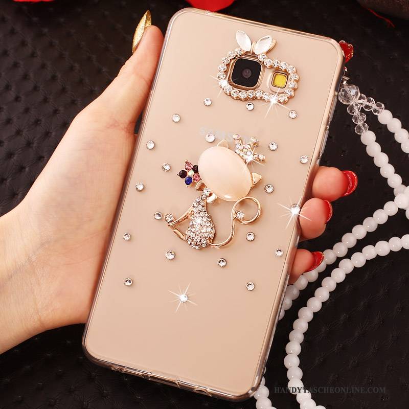 Hülle Samsung Galaxy A7 2016 Strass Perlen Handyhüllen, Case Samsung Galaxy A7 2016 Farbe