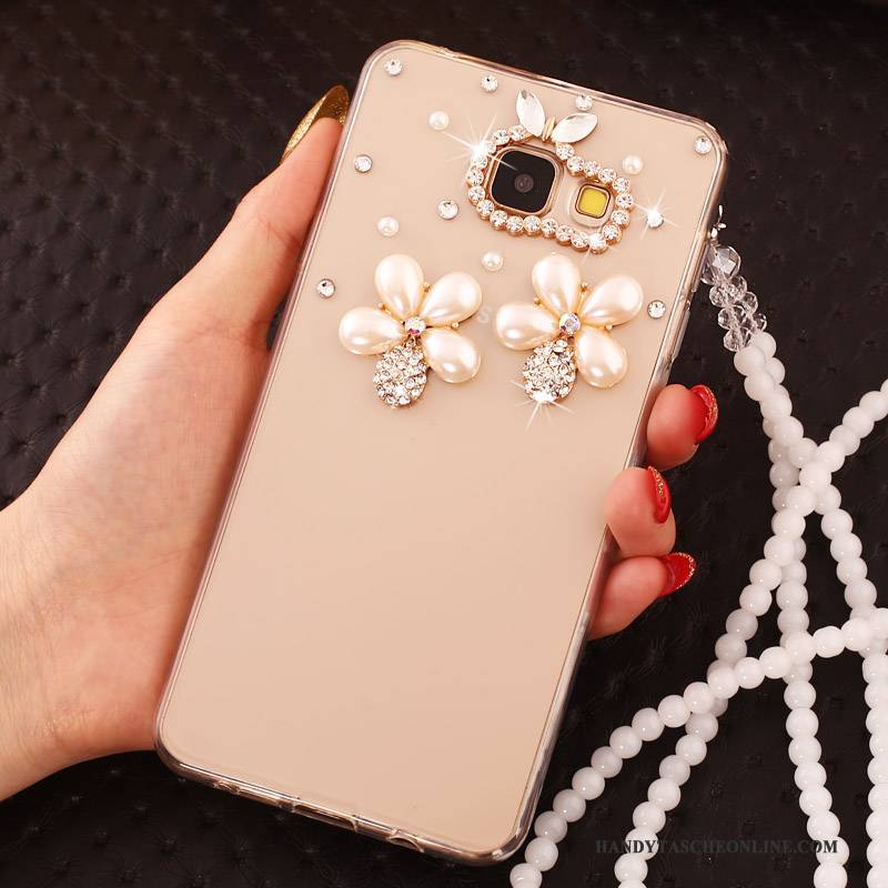 Hülle Samsung Galaxy A7 2016 Strass Perlen Handyhüllen, Case Samsung Galaxy A7 2016 Farbe