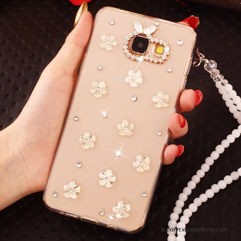 Hülle Samsung Galaxy A7 2016 Strass Perlen Handyhüllen, Case Samsung Galaxy A7 2016 Farbe