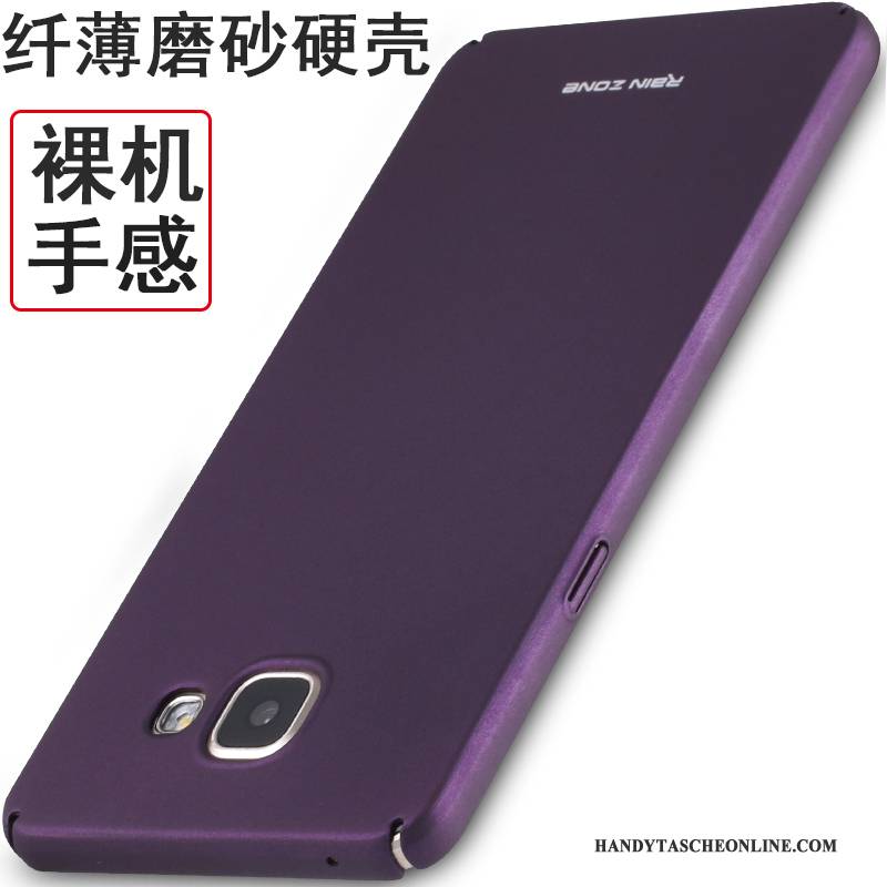 Hülle Samsung Galaxy A7 2016 Taschen Nubuck Handyhüllen, Case Samsung Galaxy A7 2016 Silikon Rot