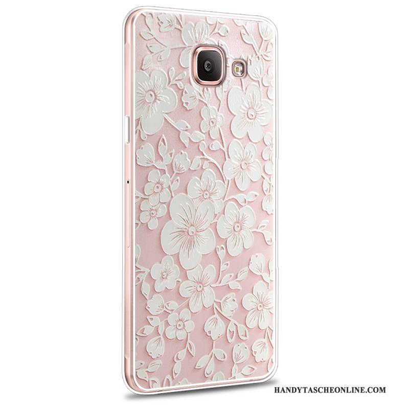 Hülle Samsung Galaxy A7 2016 Weiche Anti-sturz Rosa, Case Samsung Galaxy A7 2016 Karikatur Neu Handyhüllen