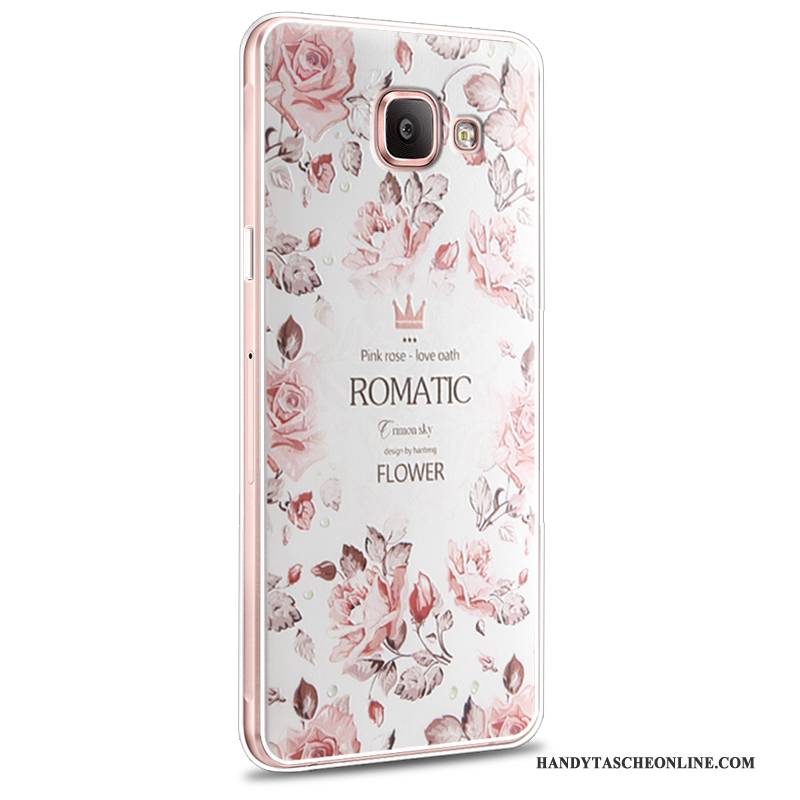 Hülle Samsung Galaxy A7 2016 Weiche Anti-sturz Rosa, Case Samsung Galaxy A7 2016 Karikatur Neu Handyhüllen